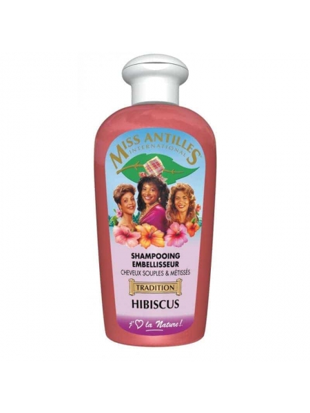 Miss Antilles International – Shampooing Embellisseur à l’Hibiscus 250 ml