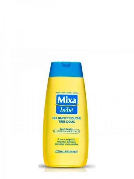 Mixa Bébé Gel Lavant Bain et Douche Très Doux 200 ml – Nettoyant Hydratant Peau et Cuir Chevelu Mixa Bébé Gel Lavant Bain et Douche Très Doux 200 ml – Nettoyant Hydratant Peau et Cuir Chevelu