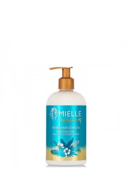Mielle Organics Moisture Rx Hawaiian Ginger Moisturizing Leave-In Conditioner 340 g – Soin Sans Rinçage Ultra-Hydratant Cheveux Afro