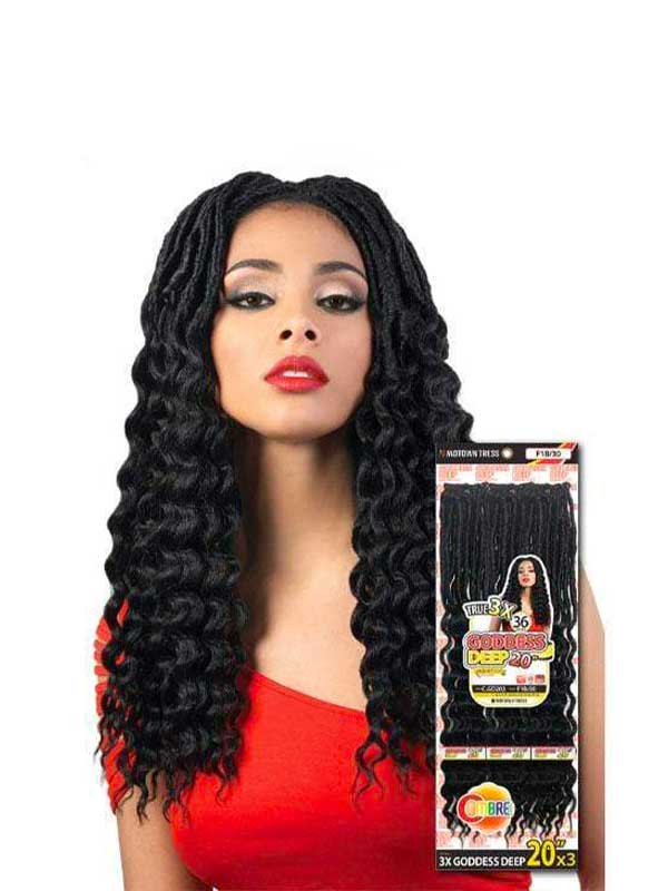 Motown Tress Goddess Curl 20” Crochet Braid – Mèches Bouclées à Crochet Cheveux Afro