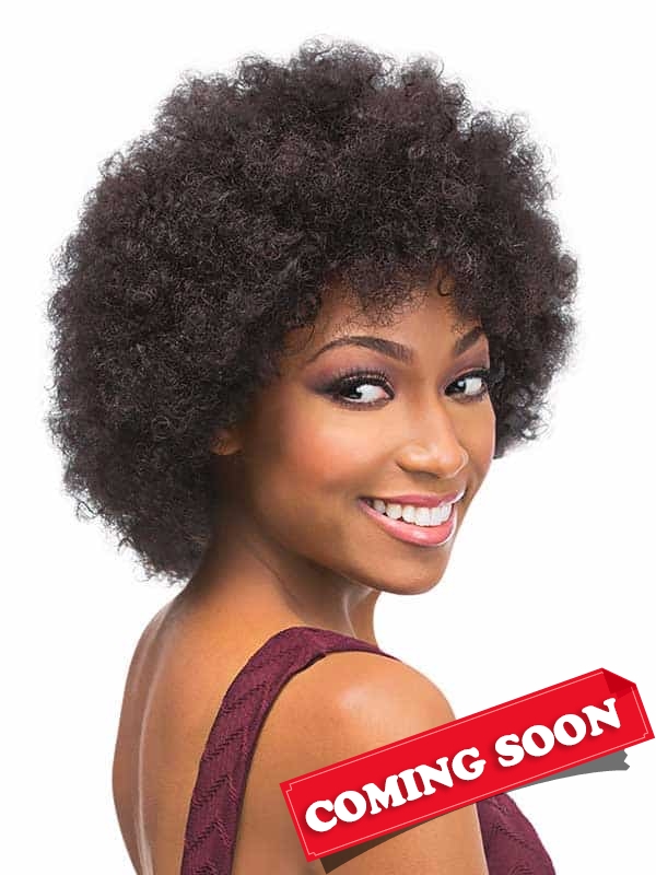 Perruque human hair velvet afro