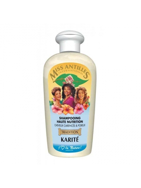 Shampooing Haute Nutrition Karité 250 Ml De Miss Antilles International