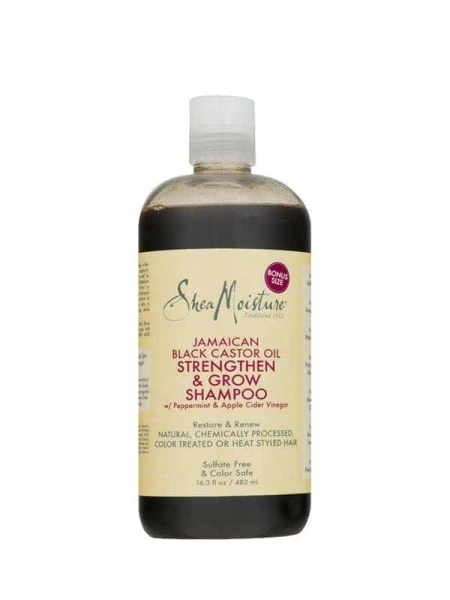 Shea Moisture Jamaican Black Castor Oil Shampoo 482 ml – Shampooing Fortifiant et Réparateur Sans Sulfate Shea Moisture Jamaican Black Castor Oil Shampoo 482 ml – Shampooing Fortifiant et Réparateur Sans Sulfate