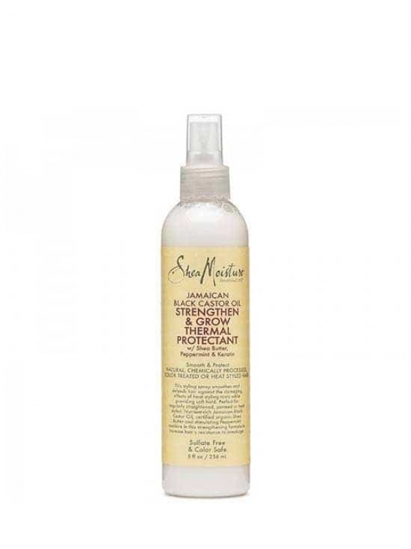 Shea Moisture Jamaican Black Castor Oil Thermal Protectant 236 ml – Spray Protecteur de Chaleur Fortifiant