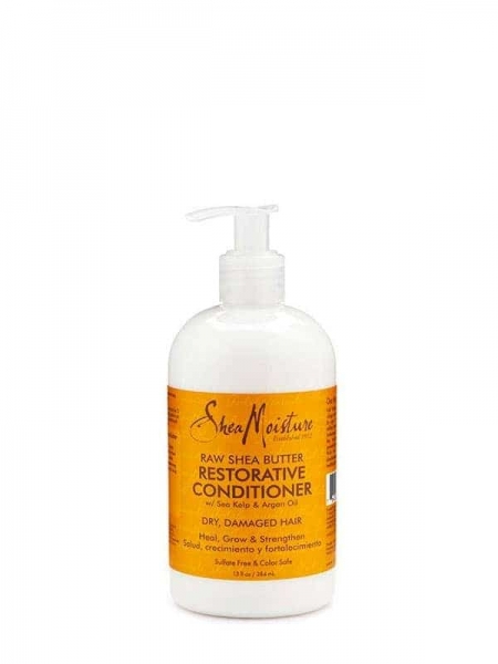 Shea Moisture Raw Shea Butter Restorative Conditioner 384 ml – Après-Shampooing Réparateur Nourrissant