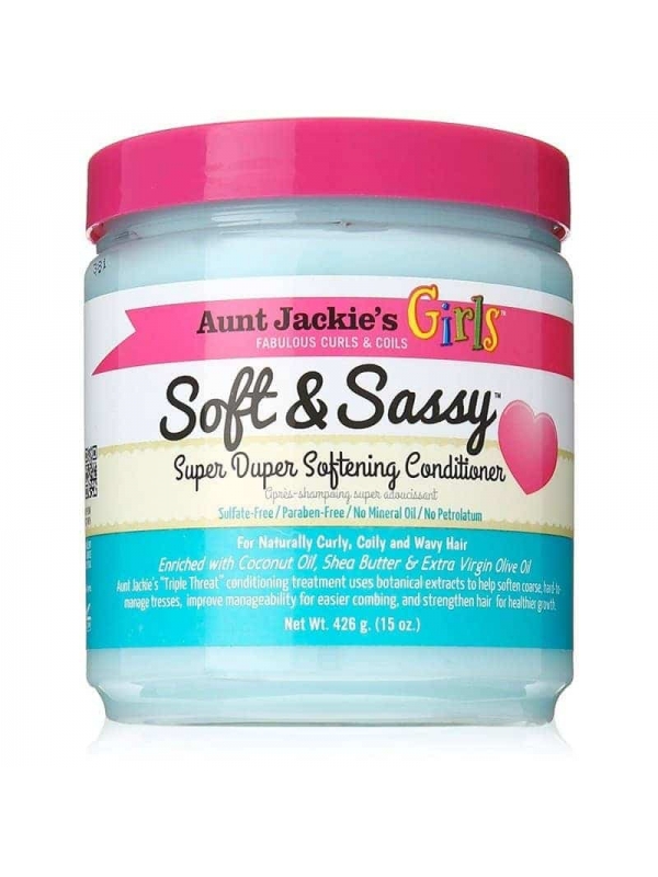 Soft & Sassy Après-shampoing Adoucissant 426 G Aunt Jackie's Girls