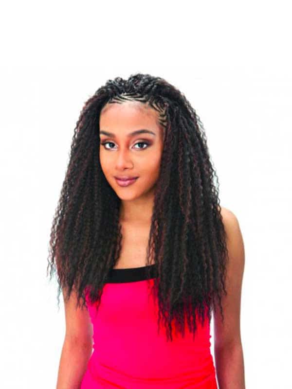 Tresses Brazilian Curl Braid Model Model – Boucles Serrées et Volume Naturel