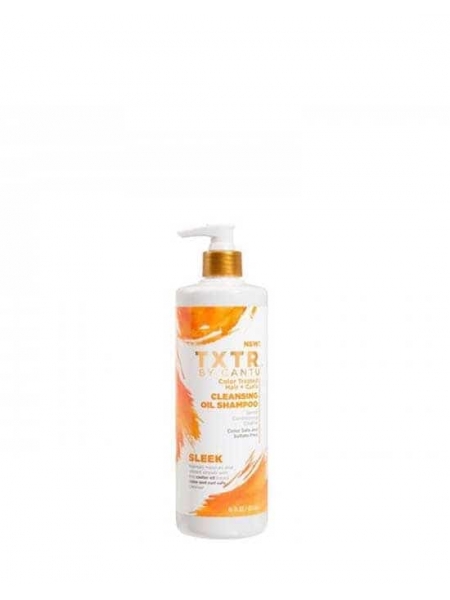 TXTR by Cantu Cleansing Oil Shampoo 473 ml – Shampoing Nourrissant et Purifiant Sans Sulfate