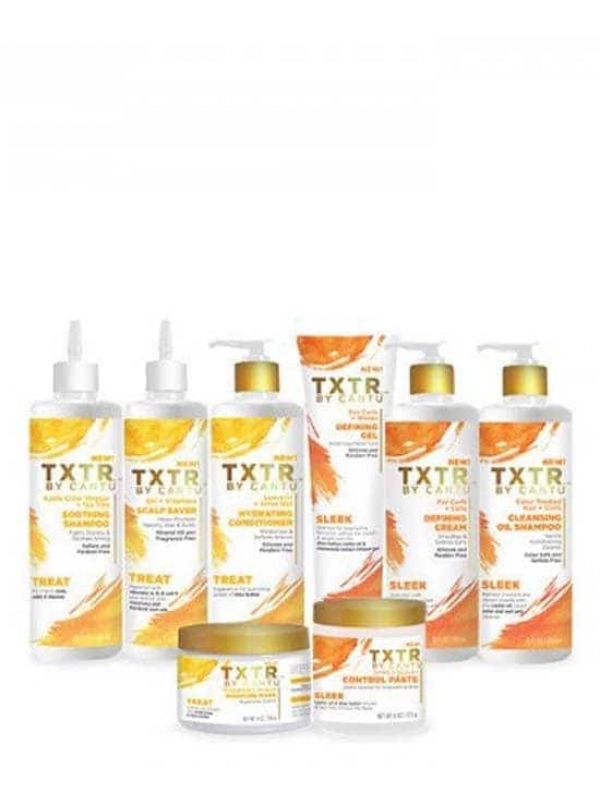 TXTR by Cantu – Gamme Naturelle et Nourrissante pour Cheveux Texturés, Bouclés et Crépus