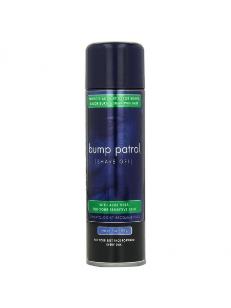 Bump Patrol – Gel de Rasage à l’Aloe Vera 198 g (Shave Gel with Aloe Vera)