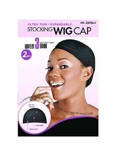 Lot de 6 Bonnets Stocking Wig Cap Spandex (2225) Magic Collection – Confort et Maintien pour Perruques